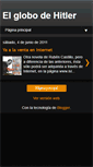 Mobile Screenshot of elglobodehitler.blogspot.com