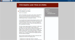 Desktop Screenshot of childadoptionbyhindus.blogspot.com