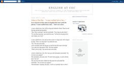 Desktop Screenshot of english-at-cec.blogspot.com
