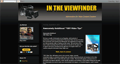 Desktop Screenshot of intheviewfinder.blogspot.com