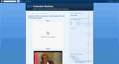 Desktop Screenshot of colombia-noticias.blogspot.com