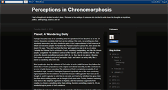 Desktop Screenshot of chrono-perceptions.blogspot.com