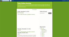 Desktop Screenshot of easyonlineearning4u.blogspot.com