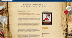 Desktop Screenshot of papercowgirlregistration.blogspot.com