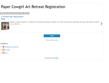Tablet Screenshot of papercowgirlregistration.blogspot.com