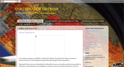 Desktop Screenshot of controladorencrisis.blogspot.com