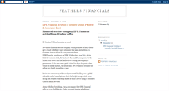 Desktop Screenshot of feathersfinancials.blogspot.com