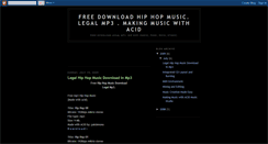 Desktop Screenshot of hiphop-mp3.blogspot.com