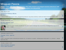Tablet Screenshot of mingguanpesona.blogspot.com