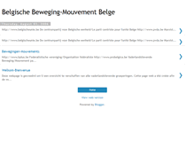 Tablet Screenshot of belgischebeweging.blogspot.com