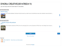 Tablet Screenshot of dnoracreativehomedecor.blogspot.com