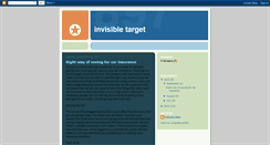 Desktop Screenshot of invisible-target.blogspot.com