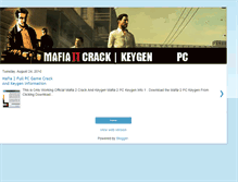 Tablet Screenshot of mafia2crackpc.blogspot.com