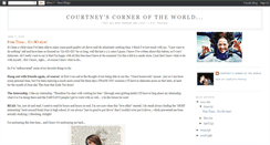 Desktop Screenshot of courtneyscorneroftheworld.blogspot.com