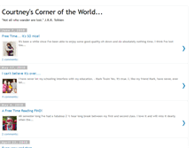 Tablet Screenshot of courtneyscorneroftheworld.blogspot.com