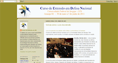 Desktop Screenshot of cursoextensaodefesaufs.blogspot.com