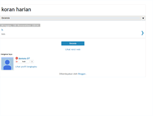 Tablet Screenshot of koranharian.blogspot.com