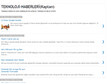 Tablet Screenshot of haberteknoloji.blogspot.com