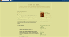 Desktop Screenshot of life-of-esra.blogspot.com