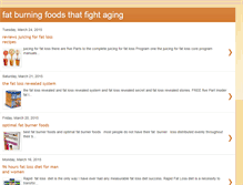 Tablet Screenshot of fatburningfoodsthatfightaging.blogspot.com