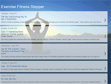 Tablet Screenshot of exercisefitnessstepper.blogspot.com