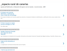 Tablet Screenshot of espacioruraldecanarias.blogspot.com