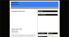 Desktop Screenshot of cutepuppies-s.blogspot.com