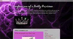 Desktop Screenshot of confessionsofagodlyprincess.blogspot.com