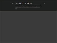 Tablet Screenshot of marbellavida.blogspot.com