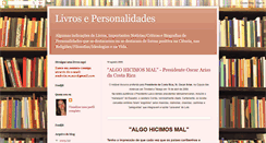 Desktop Screenshot of livrosepersonalidades.blogspot.com