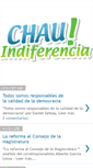 Mobile Screenshot of chauindiferencia-org.blogspot.com