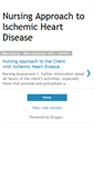 Mobile Screenshot of nursingapproachischemicheartdisease.blogspot.com