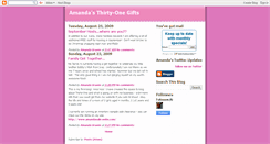 Desktop Screenshot of amandagraves31gifts.blogspot.com