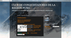Desktop Screenshot of clubconquistadorespuno.blogspot.com