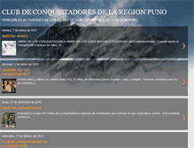 Tablet Screenshot of clubconquistadorespuno.blogspot.com