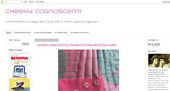 Desktop Screenshot of cheekycognoscenti.blogspot.com