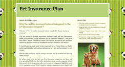 Desktop Screenshot of petinsuranceplan.blogspot.com