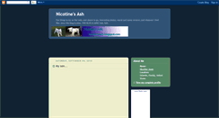 Desktop Screenshot of nicotinesash.blogspot.com