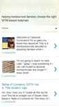 Mobile Screenshot of classicalcurriculum.blogspot.com
