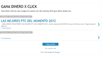 Tablet Screenshot of ganadineroxclick2012.blogspot.com