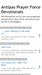 Mobile Screenshot of apfdevotionals.blogspot.com
