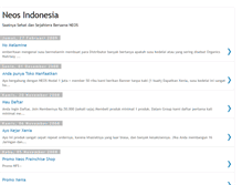 Tablet Screenshot of neos-indonesia.blogspot.com