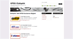 Desktop Screenshot of kpsseskisehir.blogspot.com