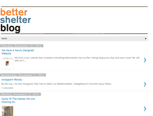Tablet Screenshot of bettershelter.blogspot.com