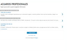 Tablet Screenshot of construccion-acuario.blogspot.com