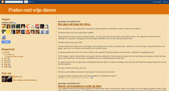 Desktop Screenshot of pratenmetvrijedieren.blogspot.com