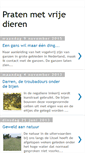 Mobile Screenshot of pratenmetvrijedieren.blogspot.com