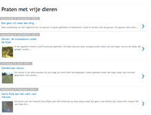 Tablet Screenshot of pratenmetvrijedieren.blogspot.com