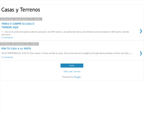 Tablet Screenshot of casasyterrenos.blogspot.com