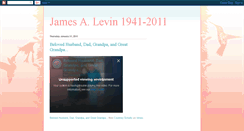 Desktop Screenshot of jamesalevin.blogspot.com